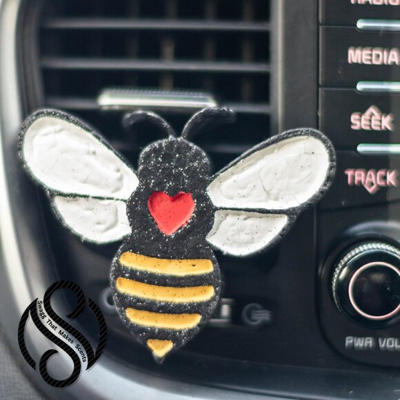 Bumble Bee Silicone Mold Set for Aroma Bead Car Fresheners | Air Vent Clip Molds - Picture 6 of 6